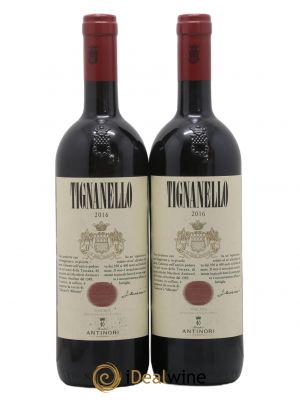 Toscana IGT Tignanello Tenuta Tignanello - Antinori  2016 - Lot of 2 Bottles