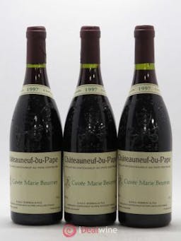 Châteauneuf-du-Pape Marie Beurrier Henri Bonneau & Fils  1997 - Lot of 3 Bottles