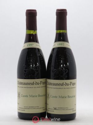 Châteauneuf-du-Pape Marie Beurrier Henri Bonneau & Fils  1997 - Lot of 2 Bottles