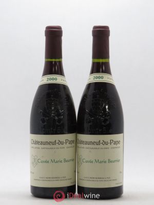 Châteauneuf-du-Pape Marie Beurrier Henri Bonneau & Fils  2000 - Lot of 2 Bottles