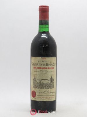 Château Grand Corbin Despagne Grand Cru Classé  1976 - Lot of 1 Bottle