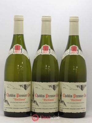 Chablis 1er Cru Vaillons René et Vincent Dauvissat  2017 - Lot of 3 Bottles