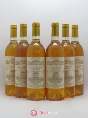 Château Filhot 2ème Grand Cru Classé  1990 - Lot of 6 Bottles