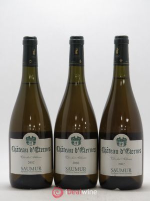 Saumur Clos des Abbesses Château d'Eternes (no reserve) 2002 - Lot of 3 Bottles