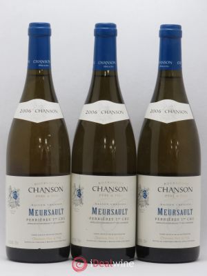 Meursault 1er Cru Les Perrières Domaine Chanson 2006 - Lot of 3 Bottles