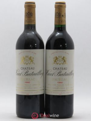 Château Haut Batailley 5ème Grand Cru Classé  1992 - Lot of 2 Bottles