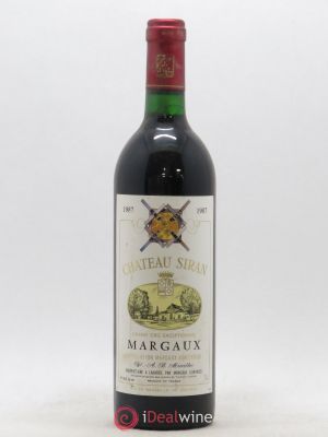 Château Siran (no reserve) 1987 - Lot of 1 Bottle