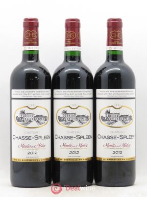 Château Chasse Spleen  2012 - Lot of 3 Bottles