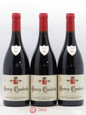 Gevrey-Chambertin Armand Rousseau (Domaine)  2016 - Lot of 3 Bottles
