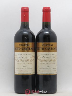 Château Boyd Cantenac 3ème Grand Cru Classé  2005 - Lot of 2 Bottles