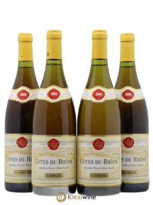 Côtes du Rhône Guigal  (sans prix de réserve) 2000 - Lot de 4 Bouteilles