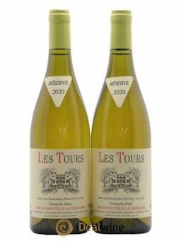 IGP Vaucluse (Vin de Pays de Vaucluse) Les Tours Grenache Blanc Emmanuel Reynaud 2020 - Lot de 2 Bottiglie