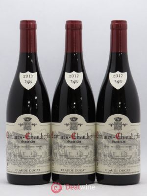 Charmes-Chambertin Grand Cru Claude Dugat  2017 - Lot of 3 Bottles