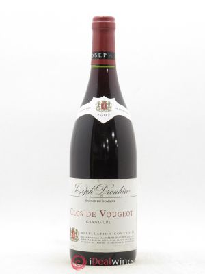 Clos de Vougeot Grand Cru Joseph Drouhin  2002 - Lot of 1 Bottle