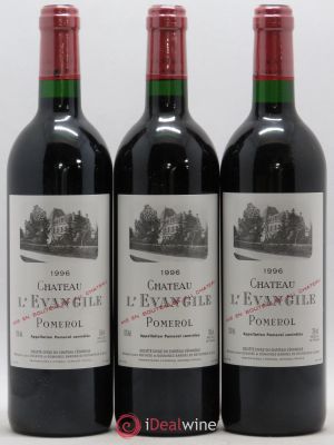 Château l'Évangile  1996 - Lot of 3 Bottles