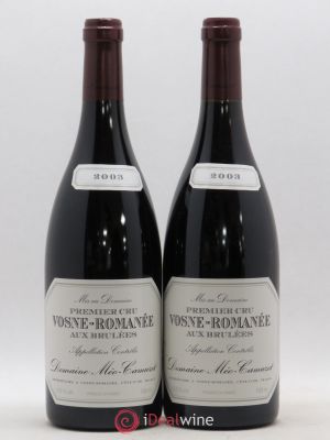 Vosne-Romanée 1er Cru Aux Brûlées Méo-Camuzet (Domaine)  2003 - Lot of 2 Bottles