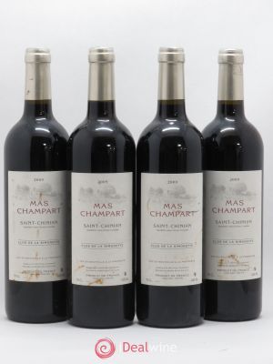 Saint-Chinian Mas Champart Clos de La Simonette Isabelle et Mathieu Champart (no reserve) 2009 - Lot of 4 Bottles
