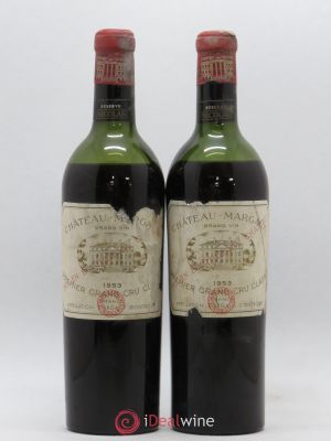 Château Margaux 1er Grand Cru Classé  1953 - Lot of 2 Bottles