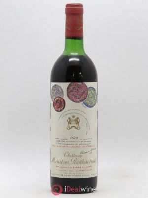 Château Mouton Rothschild 1er Grand Cru Classé  1978 - Lot of 1 Bottle