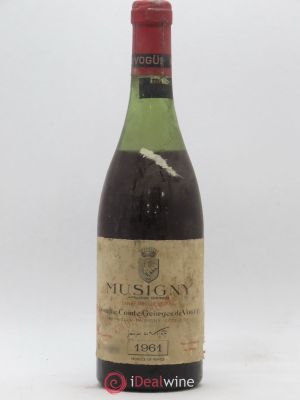 Musigny Grand Cru Cuvée Vieilles Vignes Domaine Comte Georges de Vogüé  1961 - Lot of 1 Bottle
