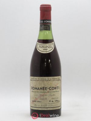 Romanée-Conti Grand Cru Domaine de la Romanée-Conti  1969 - Lot of 1 Bottle