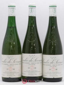 Savennières Clos de la Coulée de Serrant Vignobles de la Coulée de Serrant - Nicolas Joly  1988 - Lot de 3 Bouteilles