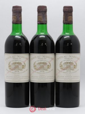 Château Margaux 1er Grand Cru Classé  1976 - Lot of 3 Bottles