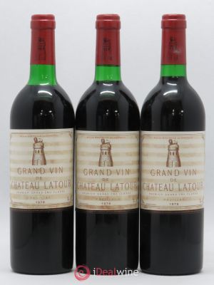 Château Latour 1er Grand Cru Classé  1976 - Lot of 3 Bottles
