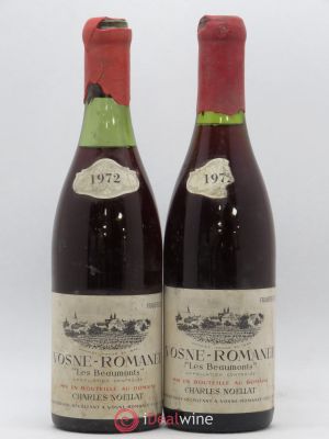 Vosne-Romanée 1er Cru Les Beaumonts Charles Noëllat  1972 - Lot of 2 Bottles