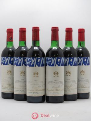 Château Mouton Rothschild 1er Grand Cru Classé  1976 - Lot of 6 Bottles
