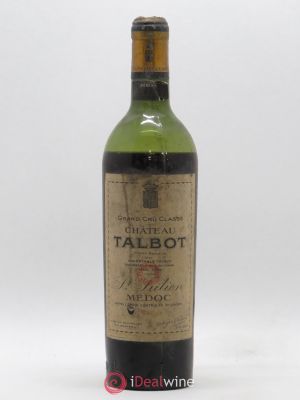 Château Talbot 4ème Grand Cru Classé  1945 - Lot de 1 Bouteille