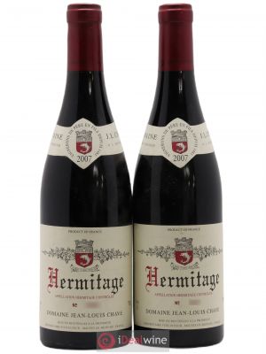 Hermitage Jean-Louis Chave  2007 - Lot of 2 Bottles