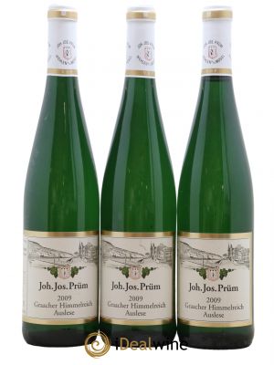 Riesling Joh. Jos. Prum Graacher Himmelreich Auslese 2009 - Lot de 3 Bottles