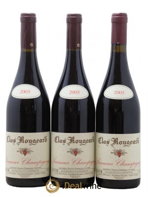 Saumur-Champigny Clos Rougeard  2005 - Lot of 3 Bottles