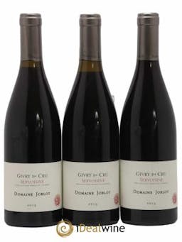 Givry 1er Cru Servoisine Joblot (Domaine)  2015 - Lot of 3 Bottles