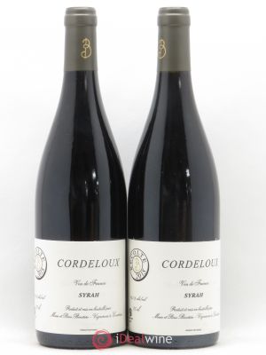 Vin de France Syrah Cordeloux Marie et Pierre Bénetière (Domaine) (sans prix de réserve) 2015 - Lot de 2 Bouteilles