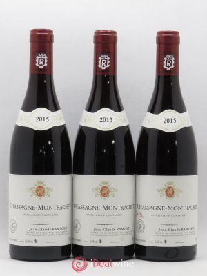 Chassagne-Montrachet Ramonet (Domaine)  2015 - Lot of 3 Bottles