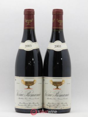 Vosne-Romanée Gros Frère & Soeur  2003 - Lot of 2 Bottles