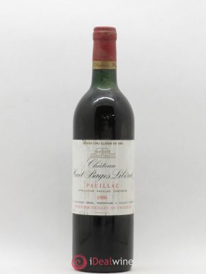 Château Haut Bages Libéral 5ème Grand Cru Classé  1986 - Lot of 1 Bottle
