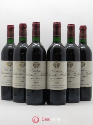 Château Sociando Mallet  1990 - Lot of 6 Bottles