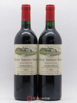 Château Troplong Mondot 1er Grand Cru Classé B  1989 - Lot of 2 Bottles