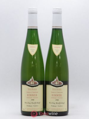 Riesling Vendanges Tardives Kaefferkopf Binner 1998 - Lot of 2 Bottles