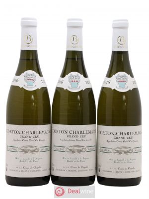 Corton-Charlemagne Grand Cru Domaine Comte de Chapelle (no reserve) 2016 - Lot of 3 Bottles
