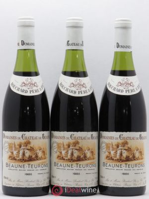 Beaune 1er Cru Teurons Bouchard Père & Fils  1986 - Lot of 3 Bottles
