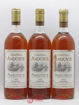 Château Andoyse (sans prix de réserve) 1986 - Lot de 3 Bouteilles