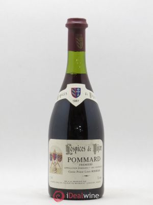 Pommard 1er Cru Fremiers Cuvée Prieur Louis Berrier Hospices de Dijon 1987 - Lot of 1 Bottle