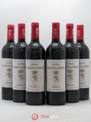 Château Marquis de Terme 4ème Grand Cru Classé  2016 - Lot of 6 Bottles
