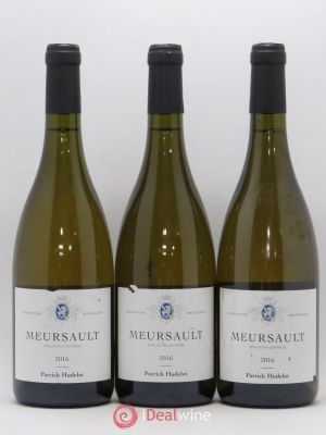 Meursault P. Hudelot 2016 - Lot of 3 Bottles