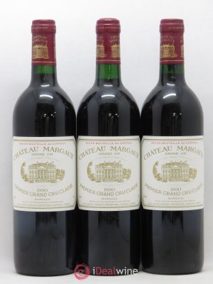 Château Margaux 1er Grand Cru Classé  1990 - Lot of 3 Bottles