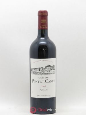 Château Pontet Canet 5ème Grand Cru Classé  2008 - Lot de 1 Bouteille
